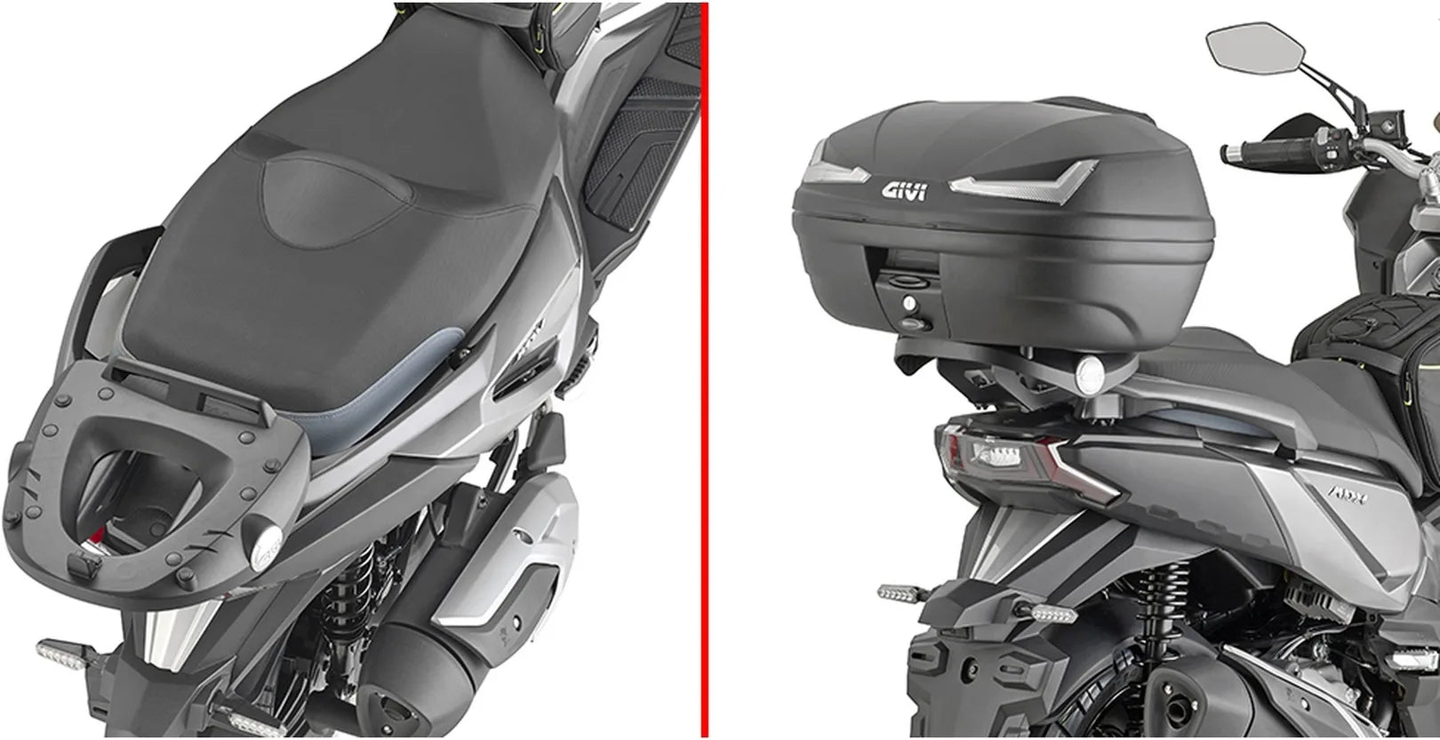 Motorradkoffer Monolock Simply Iv Schwarz 45 Lt Simply Iv Technopolymer - Givi Kompatibel Mit Sym Adx 300 (2024)
