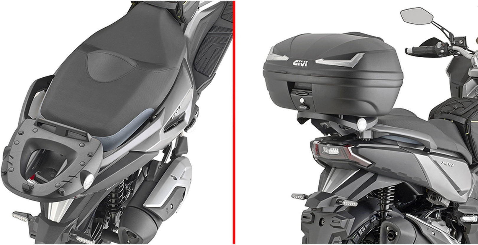 Monolock Black Tech Top Case - 30 Lt C30Nt Technopolymer - Givi Compatible With Sym Adx 300 (2024)
