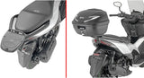 Motorradkoffer Monolock Silber 32 Lt Technopolymer - Givi Kompatibel Mit Zontes 350 D (2023-2024)