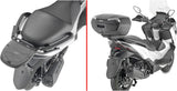 Motorradkoffer Monolock Silber 32 Lt Technopolymer - Givi Kompatibel Mit Zontes 350 E (2023-2024)