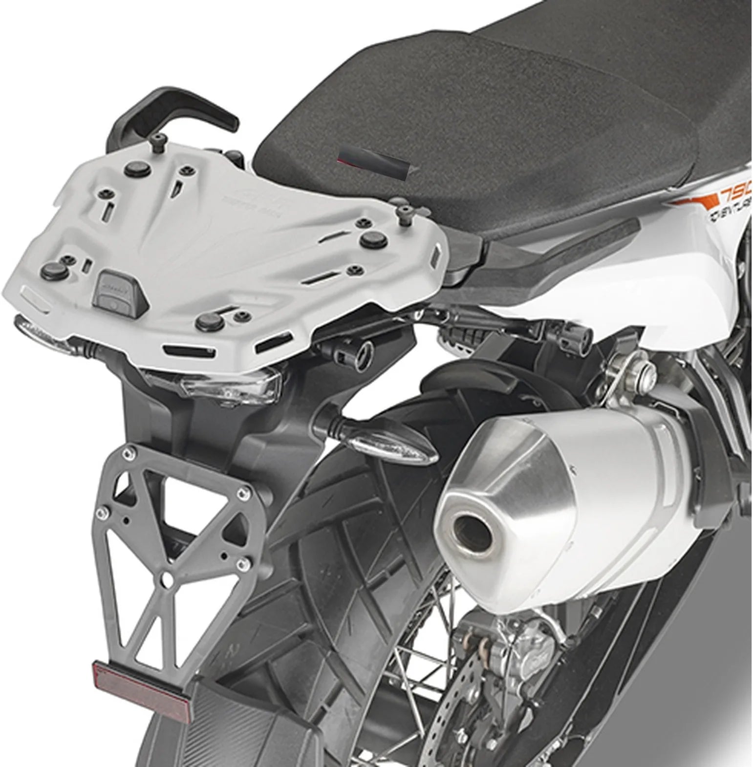 Motorradkoffer Monokey Trekker Dolomiti Aluminium 46 Lt Trekker Dolomiti Aluminium - Givi Kompatibel Mit Ktm 790 Adventure (2023-2025)