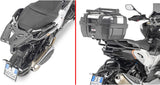 Monokey Trekker Aluminium Top Case - 33 Lt Trekker Aluminium - Givi Compatible With Peugeot Xp 400 Allure (2023)