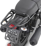 Monolock Alpina Black Aluminium Top Case - 44 Lt Alpina Aluminium - Givi Compatible With Moto Guzzi V7 Iii Stone - Special (2017-2020)