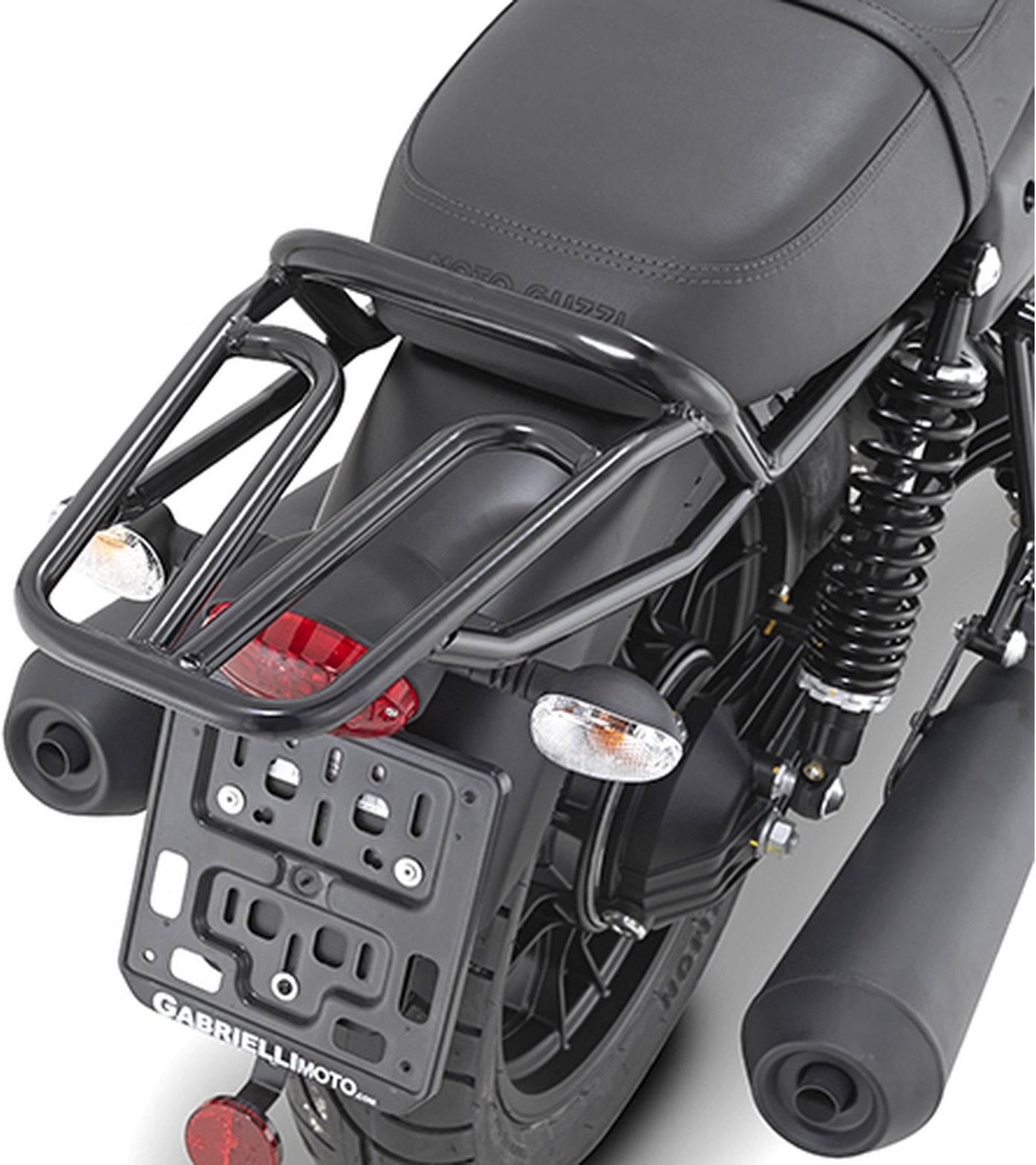 Rear Rack For Monolock Top-Case - Givi Compatible With Moto Guzzi V7 Iii Stone Night Pack (2019-2020)