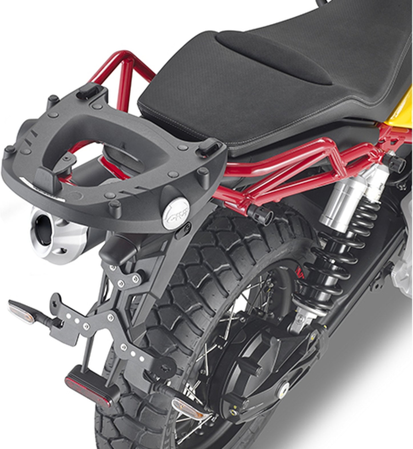 Rear Rack For Monolock Top-Case - Givi Compatible With Moto Guzzi V85 Tt (2019-2023)