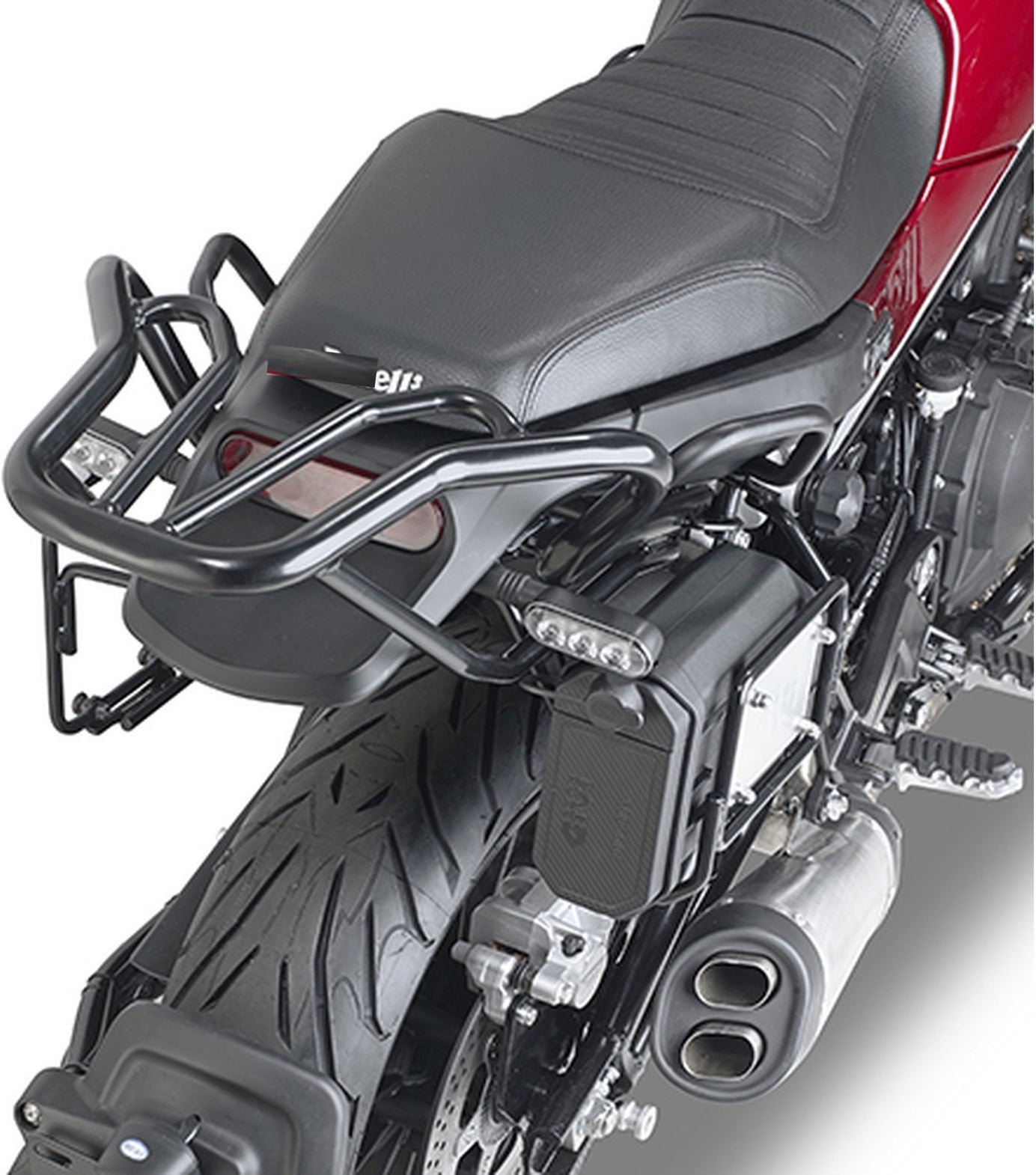 Monokey Arena Black Tech Top Case - 45 Lt Arena Technopolymer - Givi Compatible With Benelli Leoncino 500 - Trail (2017-2024)