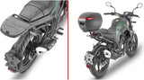 Motorradkoffer Monolock Alpina Aluminium Schwarz 44 Lt Alpina Aluminium - Givi Kompatibel Mit Benelli Leoncino 125 (2022-2024)