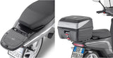 Motorradkoffer Monolock Schwarz Tech 30 Lt C30Nt Technopolymer - Givi Kompatibel Mit Askoll Ngs3 (2020-2024)