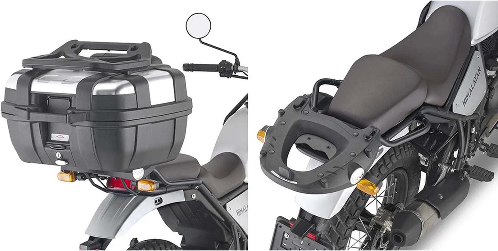 Motorradkoffer Monokey Arena Schwarz Tech 45 Lt Arena Technopolymer - Givi Kompatibel Mit Royal Enfield Himalayan (2021-2023)