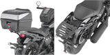 Monolock Blade Black Top Case - 37 Lt Blade Technopolymer - Givi Compatible With Keeway V 302 C 300 (2023-2024)
