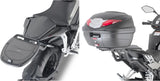 Motorradkoffer Monolock Schwarz 30 Lt C30N Technopolymer - Givi Kompatibel Mit Cfmoto 300 Nk (2021-2023)
