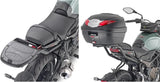 Motorradkoffer Monolock Silber 32 Lt Technopolymer - Givi Kompatibel Mit Voge Trofeo 300 Ac (2020-2024)