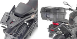 Monolock Vision Black Top Case - 34 Lt For Original Rack Vision Technopolymer - Givi Compatible With Voge Valico 650 Ds (2021-2024)