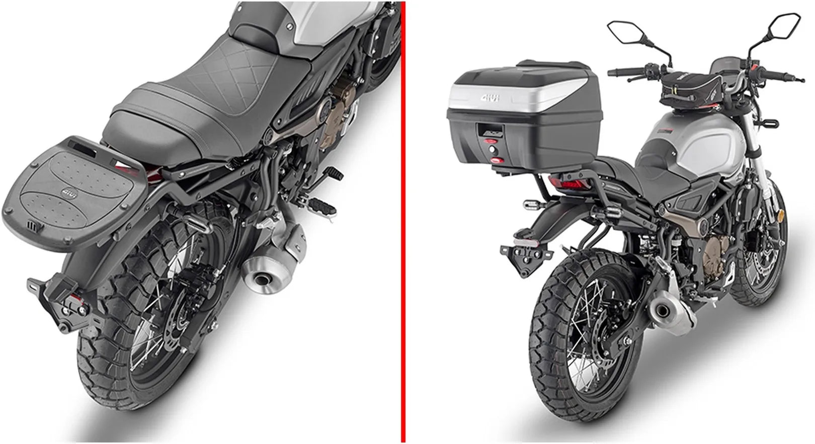Motorradkoffer Monolock Alpina Aluminium 44 Lt Alpina Aluminium - Givi Kompatibel Mit Voge Trofeo 300 Ac Scrambler (2022-2024)