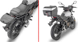 Motorradkoffer Monolock Riviera Triple Black 46 Lt Riviera Technopolymer - Givi Kompatibel Mit Voge Trofeo 300 Ac Scrambler (2022-2024)