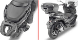 Monolock Vision Black Top Case - 34 Lt Vision Technopolymer - Givi Compatible With Voge Sr4 350 (2022-2024)