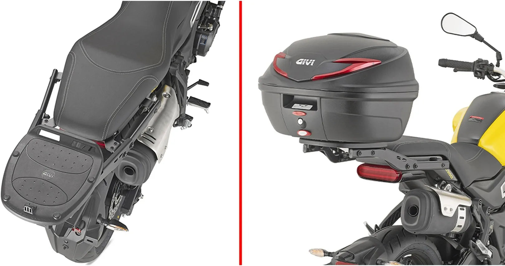Motorradkoffer Monolock Blade Schwarz Tech 37 Lt Blade Technopolymer - Givi Kompatibel Mit Voge Trofeo 350 Ac (2023-2024)
