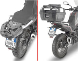 Monokey Black Tech Top Case - 40 Lt Technopolymer - Givi Compatible With Moto Morini X-Cape 649 (2021-2024)