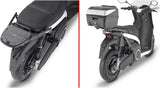 Motorradkoffer Monolock Riviera Triple Black 46 Lt Riviera Technopolymer - Givi Kompatibel Mit Seat Mo 125 (2022-2024)