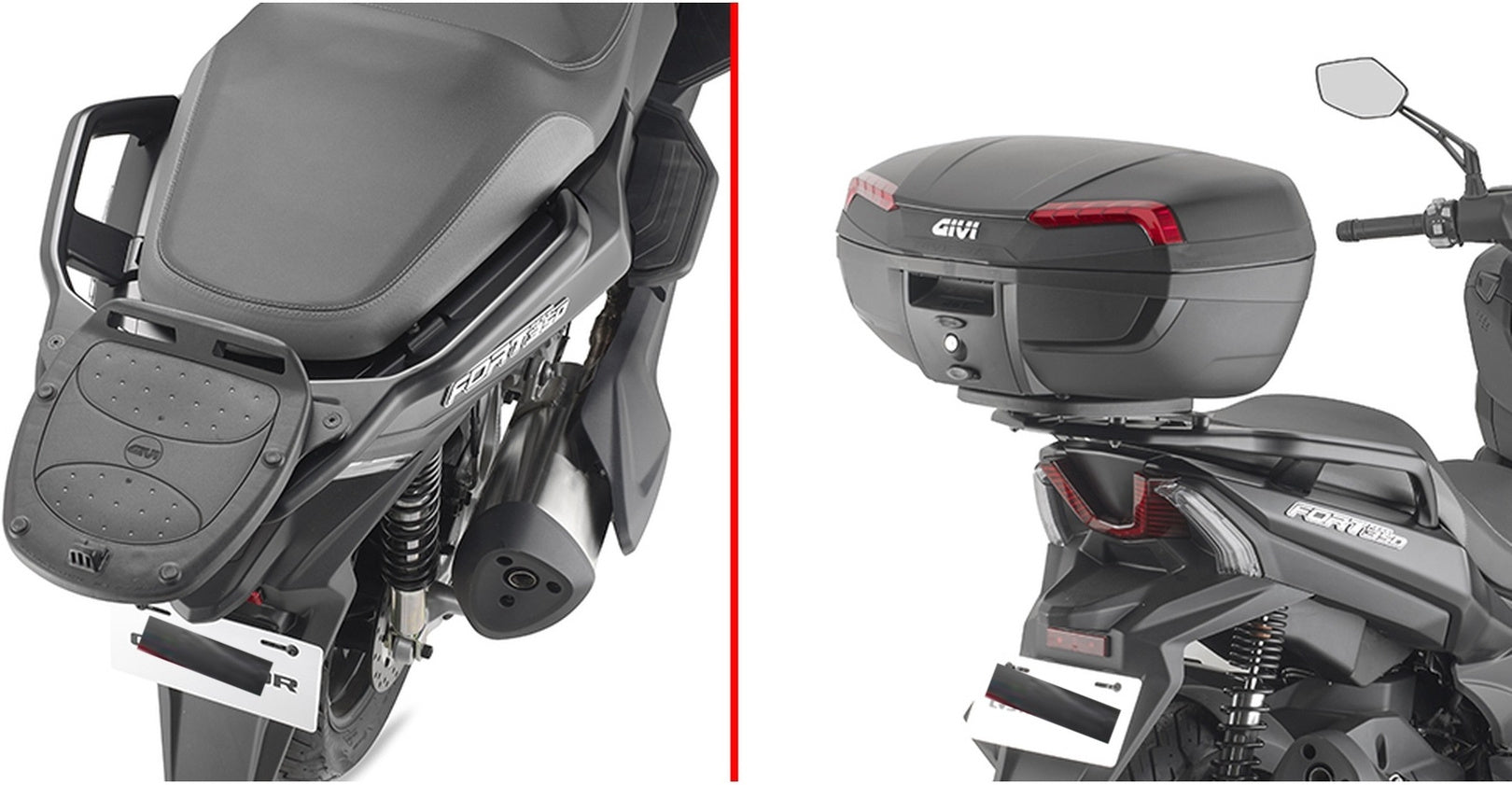 Monokey Trekker Outback Evo Smart Black Aluminium Top Case - 42 Lt Trekker Outback Evo Smart Aluminium - Givi Compatible With Qj Motor Fort 350 (2024)
