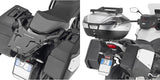 Motorradkoffer Monokey Trekker Aluminium Schwarz 46 Lt 6Kg Trekker Aluminium - Givi Kompatibel Mit Honda Nt 1100 (2022-2024)
