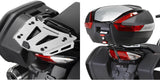 Monokey Trekker Alaska Black Aluminium Top Case - 44 Lt 6Kg Trekker Alaska Aluminium - Givi Compatible With Yamaha Fjr 1300 (2006-2012)