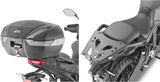 Monokey Aluminium Top Case - 47 Lt Technopolymer - Givi Compatible With Yamaha Tracer 9 - Gt - Gt+ (2021-2024)