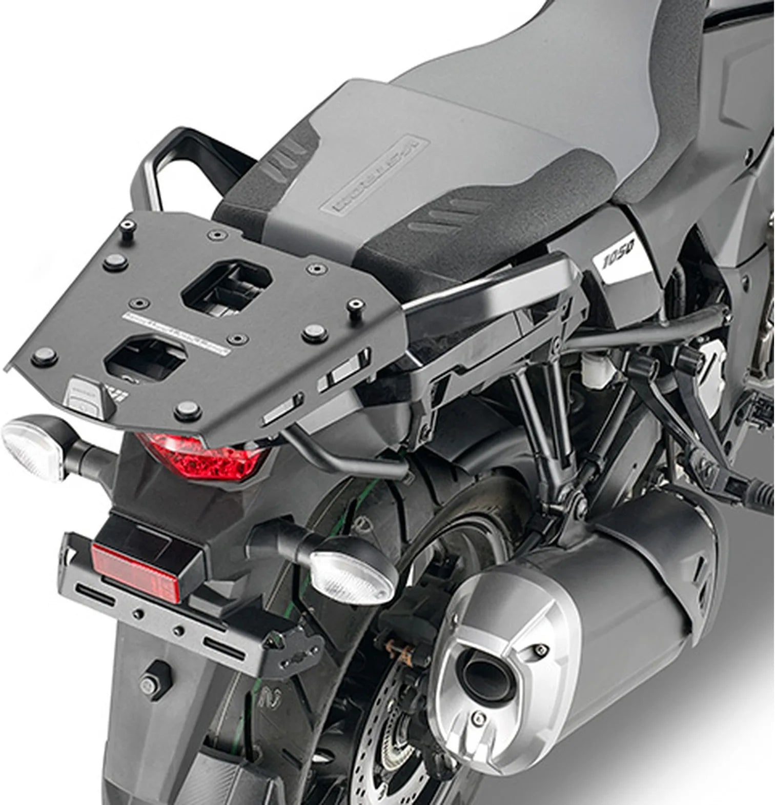 Motorradkoffer Monokey Arena Schwarz Tech 45 Lt 6Kg Arena Technopolymer - Givi Kompatibel Mit Suzuki V-Strom 1050 - Xt - Se (2020-2024)