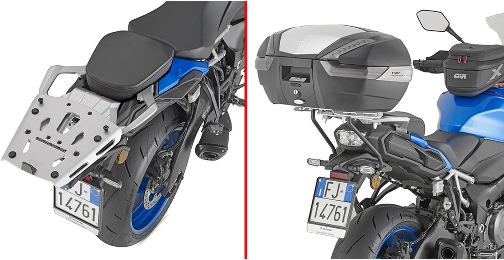 Top Bag Den Transport Von Tieren Monokey 33 Lt Nylon - Givi Kompatibel Mit Suzuki Gsx-S 1000 Gx (2024)