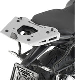 Motorradkoffer Monokey Trekker Dolomiti Aluminium 30 Lt 6Kg Für Original Gepäckgitter Trekker Dolomiti Aluminium - Givi Kompatibel Mit Bmw R 1200 Rs (2015-2018)