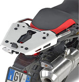 Motorradkoffer Monokey Carbon Look Tech 47 Lt 6Kg Für Original Gepäckgitter Technopolymer - Givi Kompatibel Mit Bmw F 800 Gs (2024)
