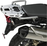 Motorradkoffer Monokey Trekker Alaska Aluminium Schwarz 56 Lt 6Kg Trekker Alaska Aluminium - Givi Kompatibel Mit Triumph Tiger 800 - Xc - Xr (2011-2017)