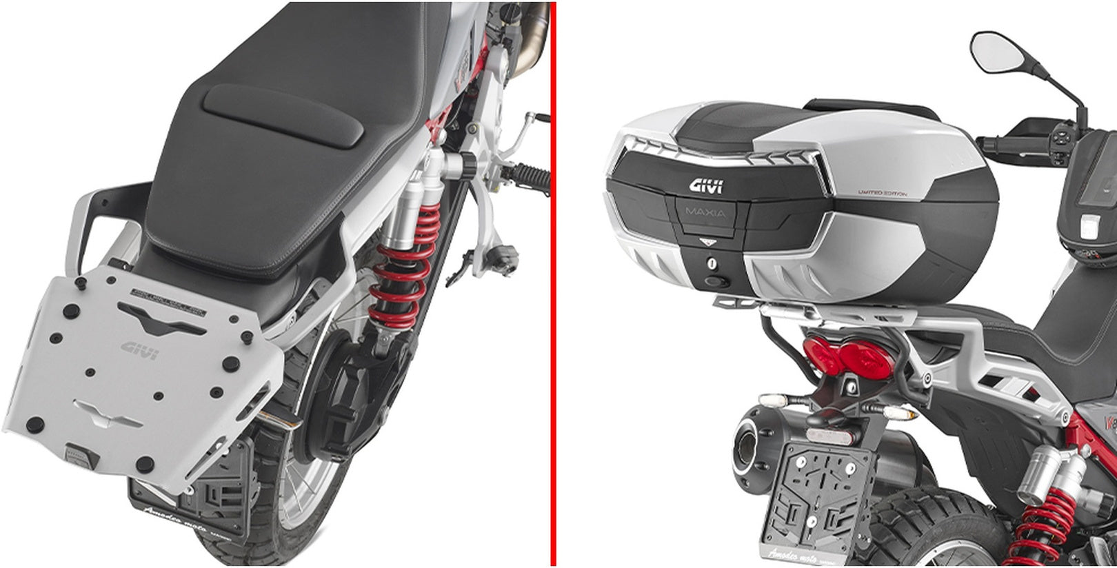 Motorradkoffer Monokey Trekker Outback Evo Smart Aluminium 42 Lt Trekker Outback Evo Smart Aluminium - Givi Kompatibel Mit Moto Guzzi V85 Tt (2024)