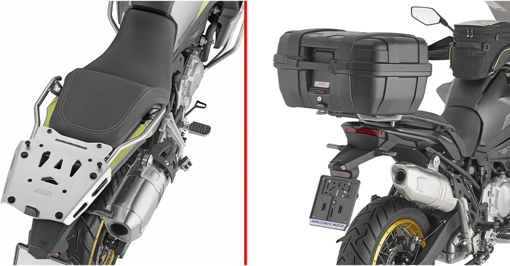 Motorradkoffer Monokey Arena Schwarz 45 Lt Arena Technopolymer - Givi Kompatibel Mit Voge Valico 900 Dsx (2024)
