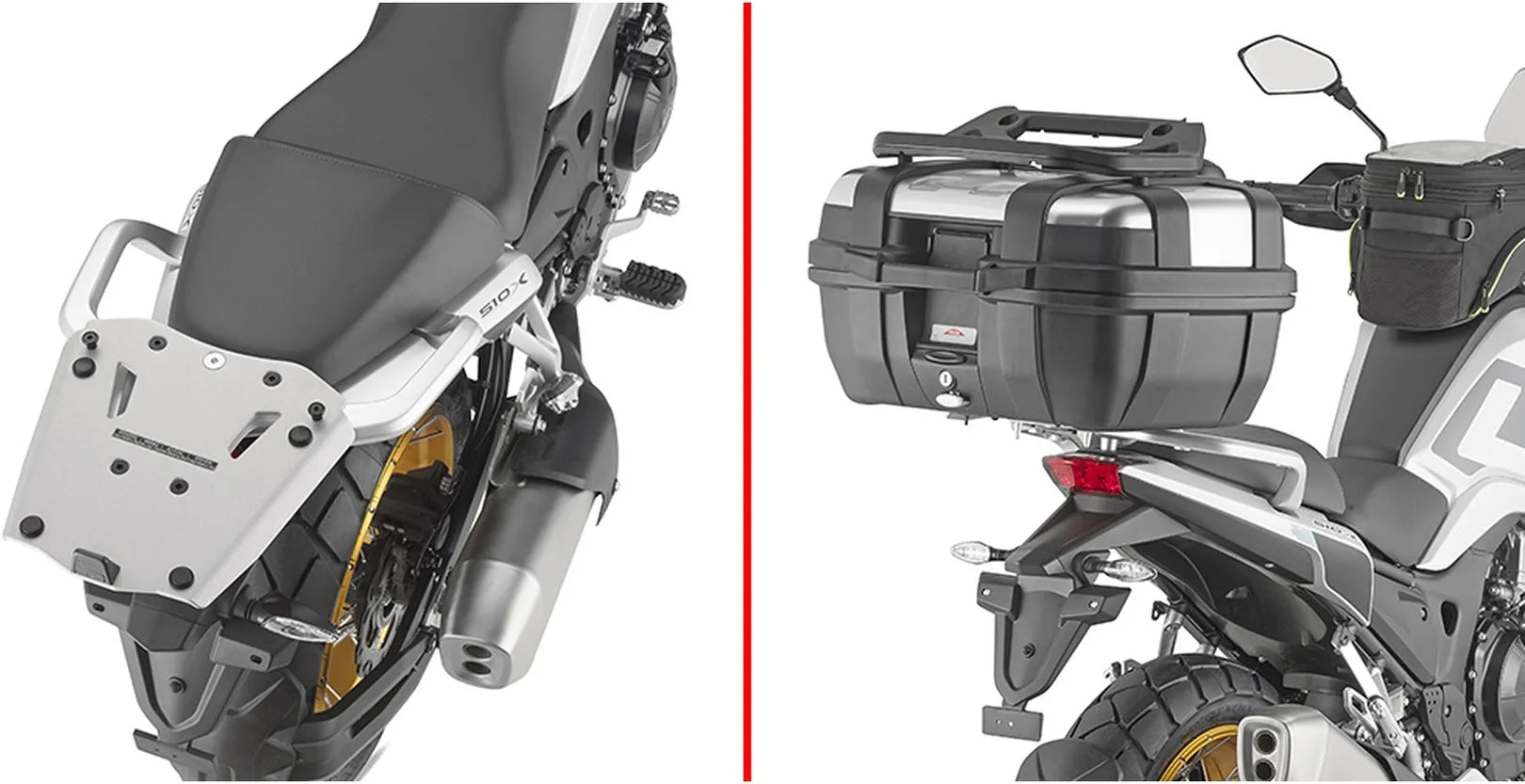 Motorradkoffer Monokey Trekker Dolomiti Aluminium 30 Lt 6Kg Trekker Dolomiti Aluminium - Givi Kompatibel Mit Kove Moto 510 X (2024)