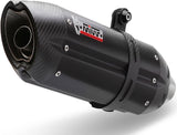 Non-Catalytic Exhaust Tip With Sound Certification Suono Steel Black Carbon - Mivv Compatible With Bmw K 1200 S (2005-2008)