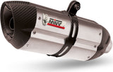 Exhaust Tip With Noise Certification Suono Stainless Steel Carbon - Mivv Compatible With Ducati Multistrada V4 1100 - S (2021-2024)