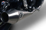 Complete Exhaust System Without Sound Certification Conical Stainless Steel - Termignoni Compatible With Triumph Street Twin (2016-2020)