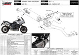Auspuffendstück Mit Geräuschzulassung Oval Titan Carbon - Mivv Kompatibel Mit Triumph Tiger 1050 Sport (2017-2020)