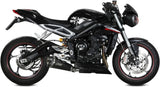 Auspuffendstück Mit Geräuschzulassung Delta Race Stahl Schwarz Carbon - Mivv Kompatibel Mit Triumph Street Triple 765 R (2017-2022)