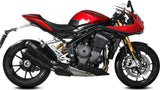 Doppelauspuffanlage Mit Geräuschzulassung Mk3 Carbon - Mivv Kompatibel Mit Triumph Speed Triple 1200 Rr - Rs (2021-2024)