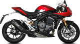 Auspuffendstück Mit Geräuschzulassung Sr-1 Titan Schwarz - Mivv Kompatibel Mit Triumph Speed Triple 1200 Rr - Rs (2021-2024)