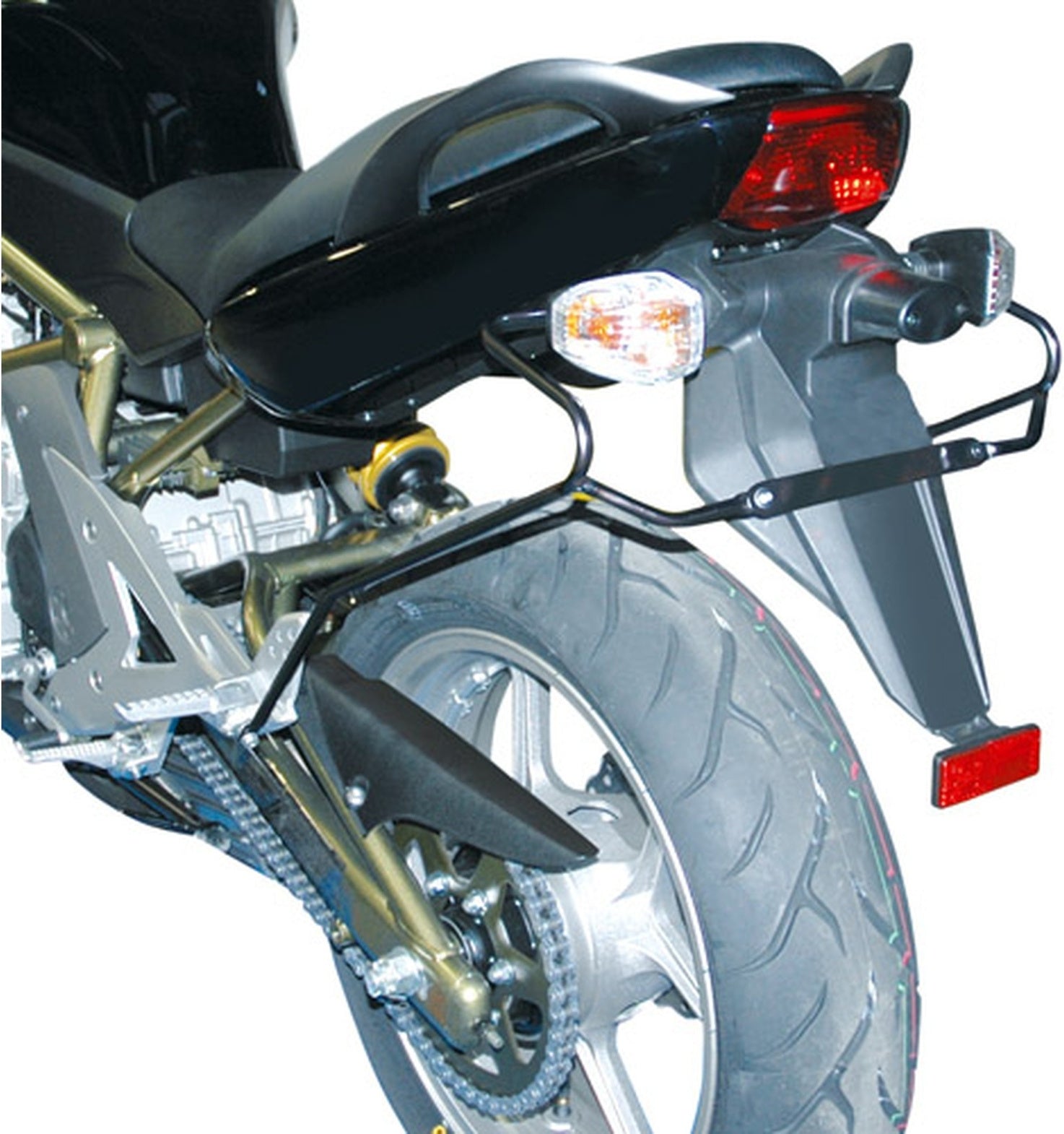 Black Side Bags - 60 Lt Nylon - Givi Compatible With Kawasaki Er-6 N (2005-2008)