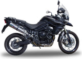 Auspuffendstück Mit Geräuschzulassung Gpe Anniversary Titan - Gpr Kompatibel Mit Triumph Tiger 800 - Xr - Xc - Xrx - Xcx - Xrt - Xca (2011-2016)