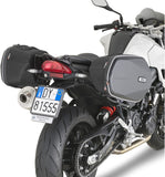 Black Side Bags - 60 Lt Nylon - Givi Compatible With Bmw F 800 R (2009-2014)