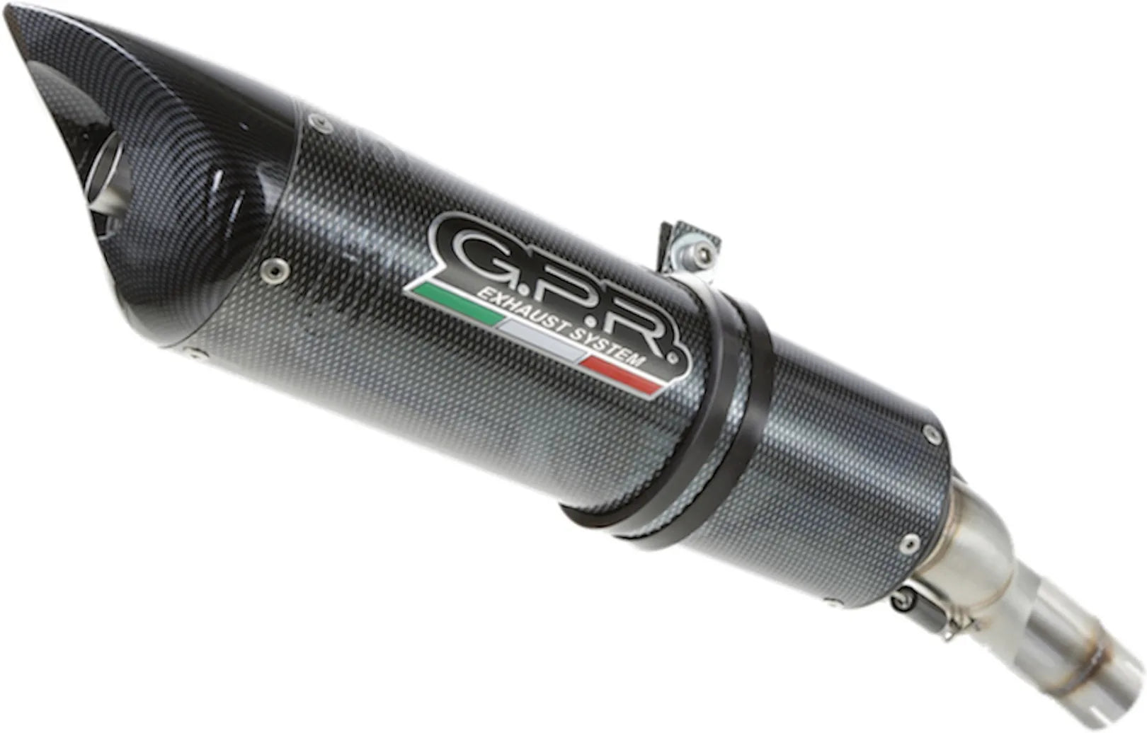 Auspuffendstück Mit Geräuschzulassung Tiburon Carbon Look - Gpr Kompatibel Mit Benelli Tnt 1130 (2008-2016)