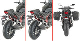 Satteltaschen Schwarz 60 Lt Nylon - Givi Kompatibel Mit Honda Cb 500 Hornet (2024)