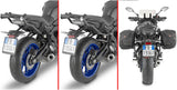 Black Side Bags - 60 Lt Nylon - Givi Compatible With Yamaha Tracer 7 - Gt (2020-2024)