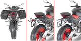Satteltaschen Schwarz 60 Lt Nylon - Givi Kompatibel Mit Aprilia Rs 660 (2021-2024)