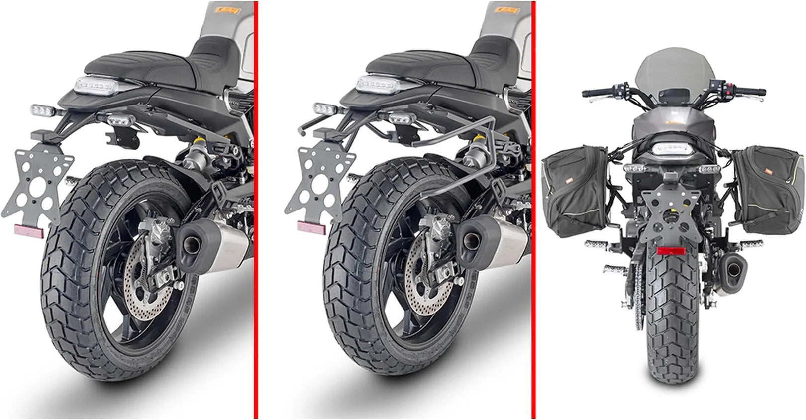Satteltaschen Corium Schwarz 32 Lt Corium Nylon - Givi Kompatibel Mit Benelli Leoncino 800 (2022-2024)
